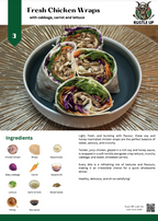 Fresh Chicken Wraps