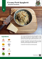 Creamy Pork Spaghetti